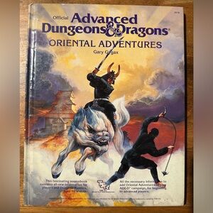 Official Advanced Dungeons and Dragons Oriental Adventures Vtg 1985 Game Book